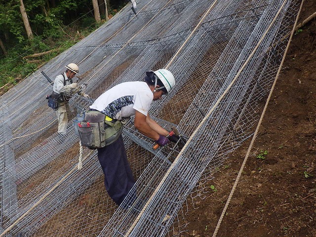 大安寺橋宮平線道路防災工事