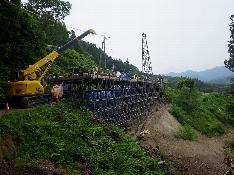 道路災害復旧工事　小立屋