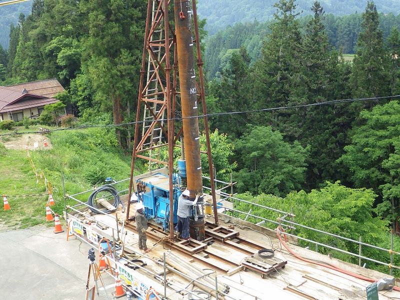 道路災害復旧工事　小立屋