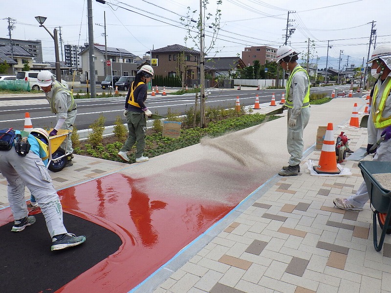 長野駅東口区画整理事業駅南幹線(栗田工区)道路造成工事(H27･28年度)