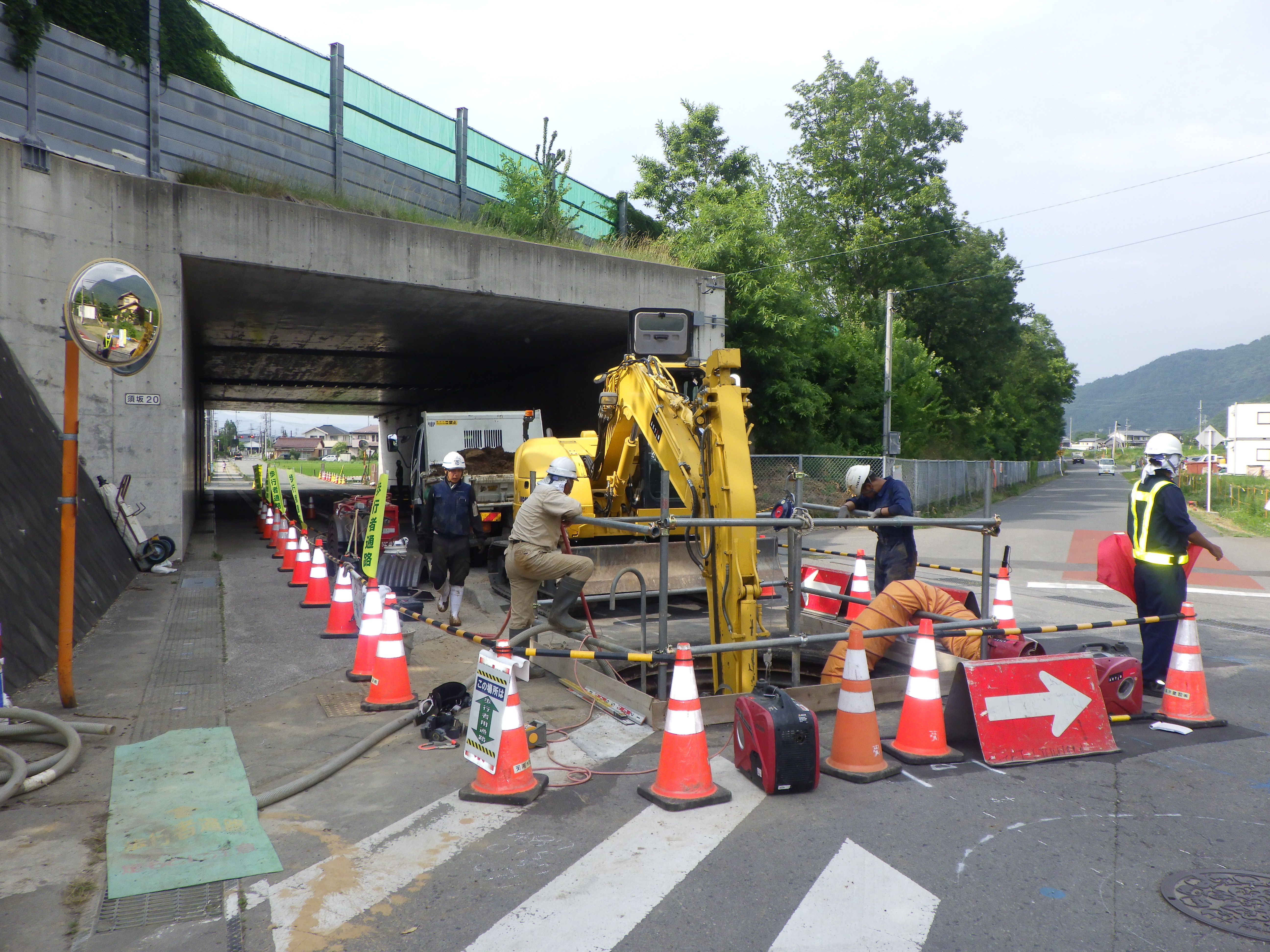 仮称)若穂スマートIC関連下水道工事