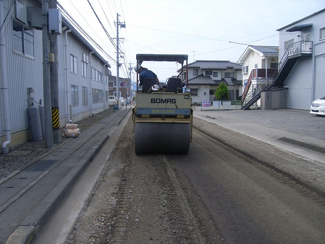 篠ノ井中521号線舗装工事