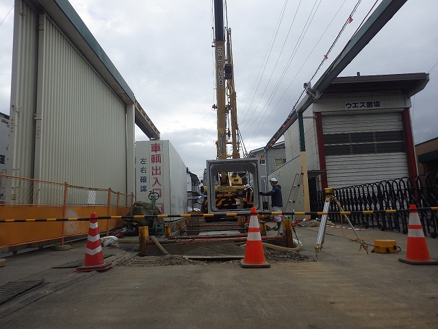 篠ノ井中央6号雨水幹線工事