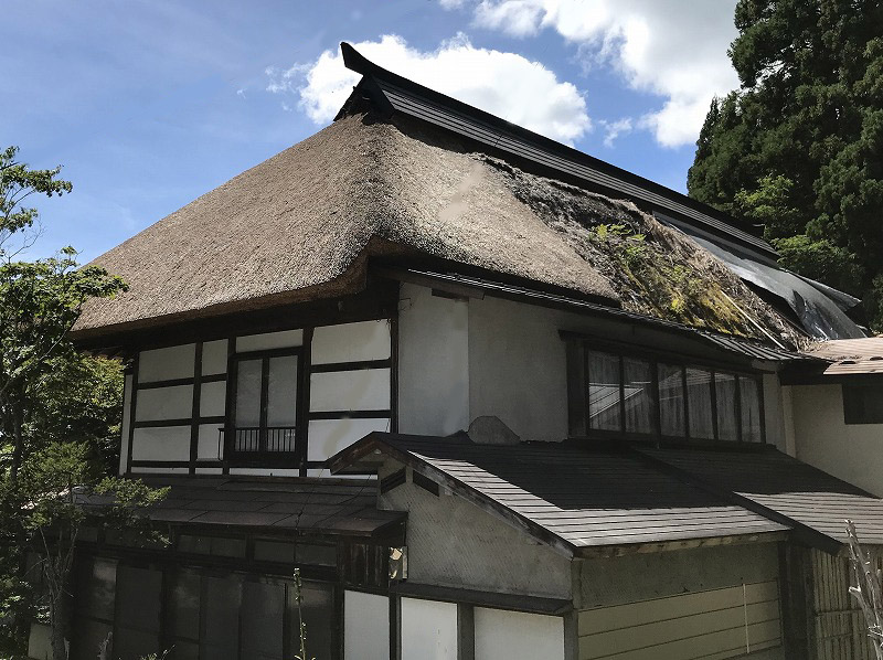 武田旅館様(旧妙光院)　屋根葺き替え工事