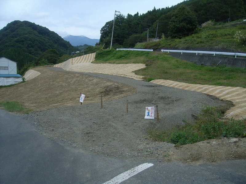 治水ダム建設に伴う地すべり対策工事　浅川一ノ瀬（1）