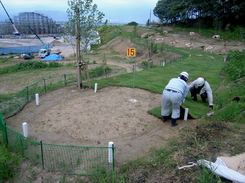 (仮)北部地域スポーツ・レクリエーションパークマレットゴルフコース張芝工事