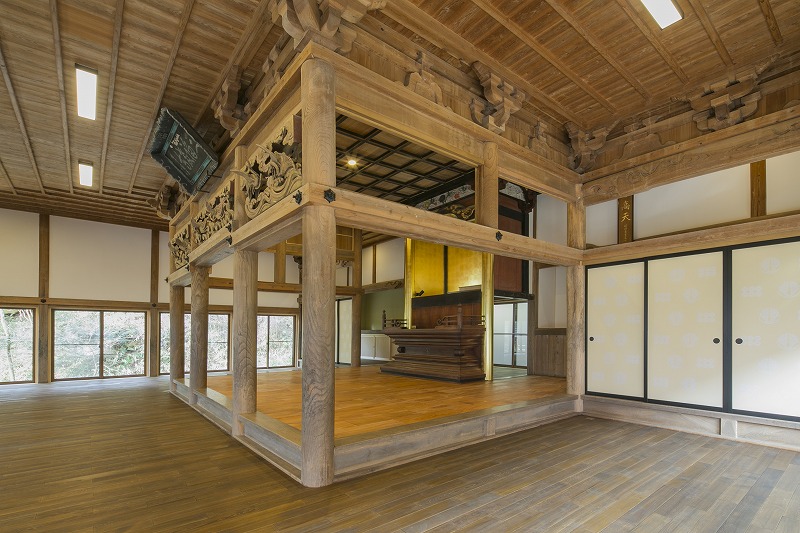 三福寺本堂改修工事
